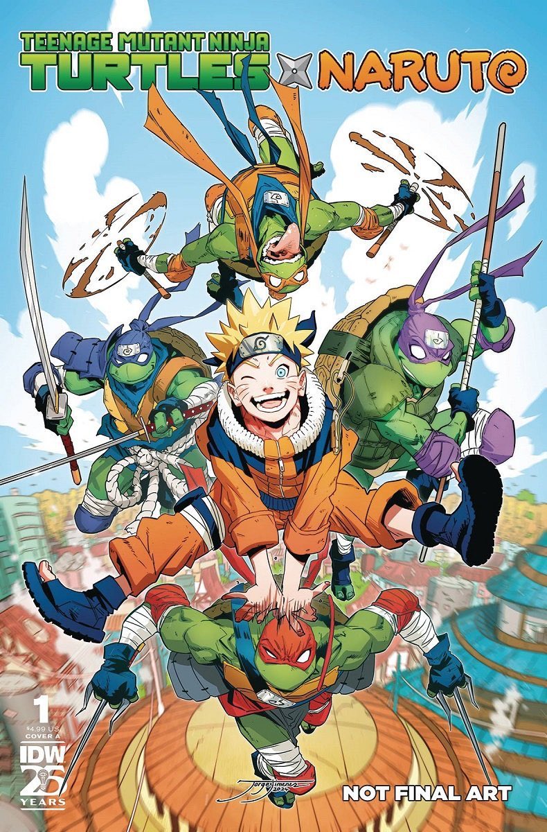 crossover oficial entre Naruto x Ninja Turtles